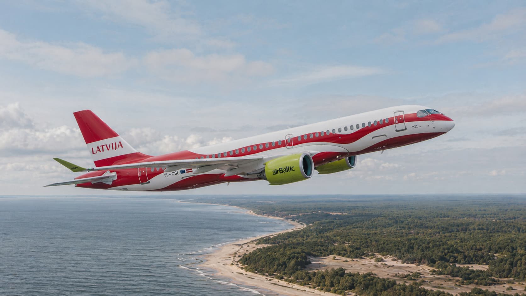 airBaltic lidmašīna