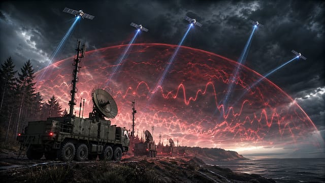 GPS traucējumu karte Baltijas reģionā